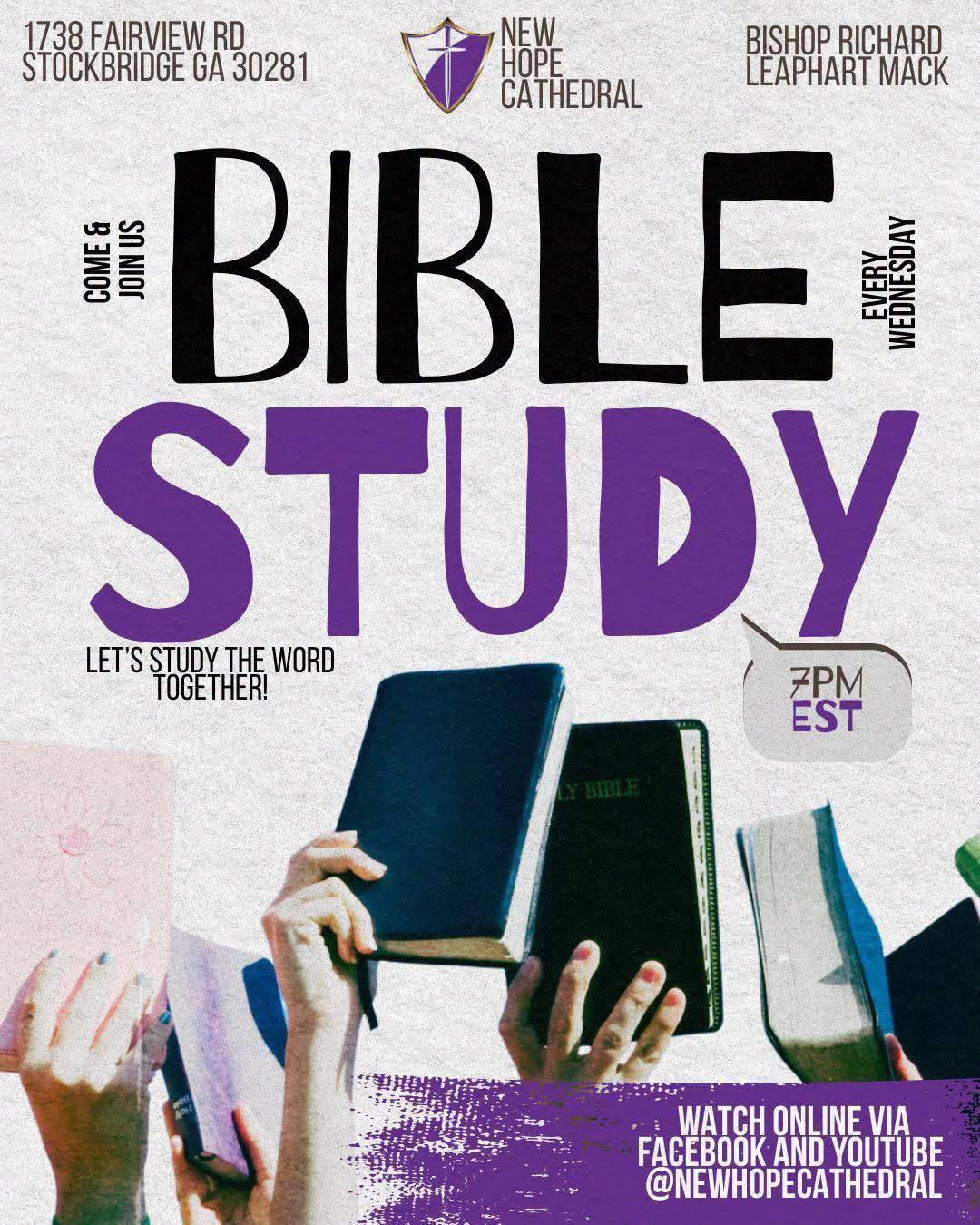 Wednesday Bible Study