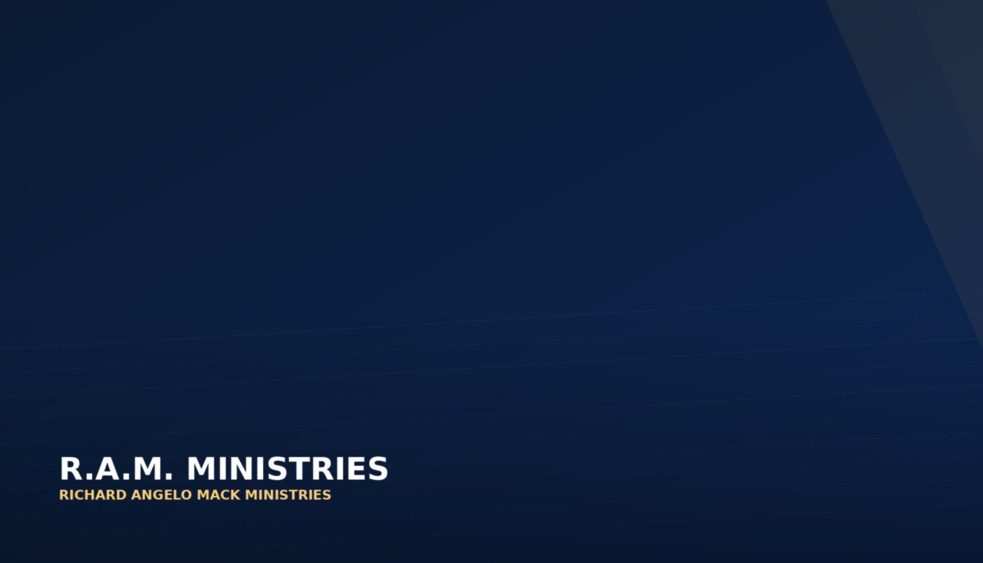 R.A.M. Ministries fellowship